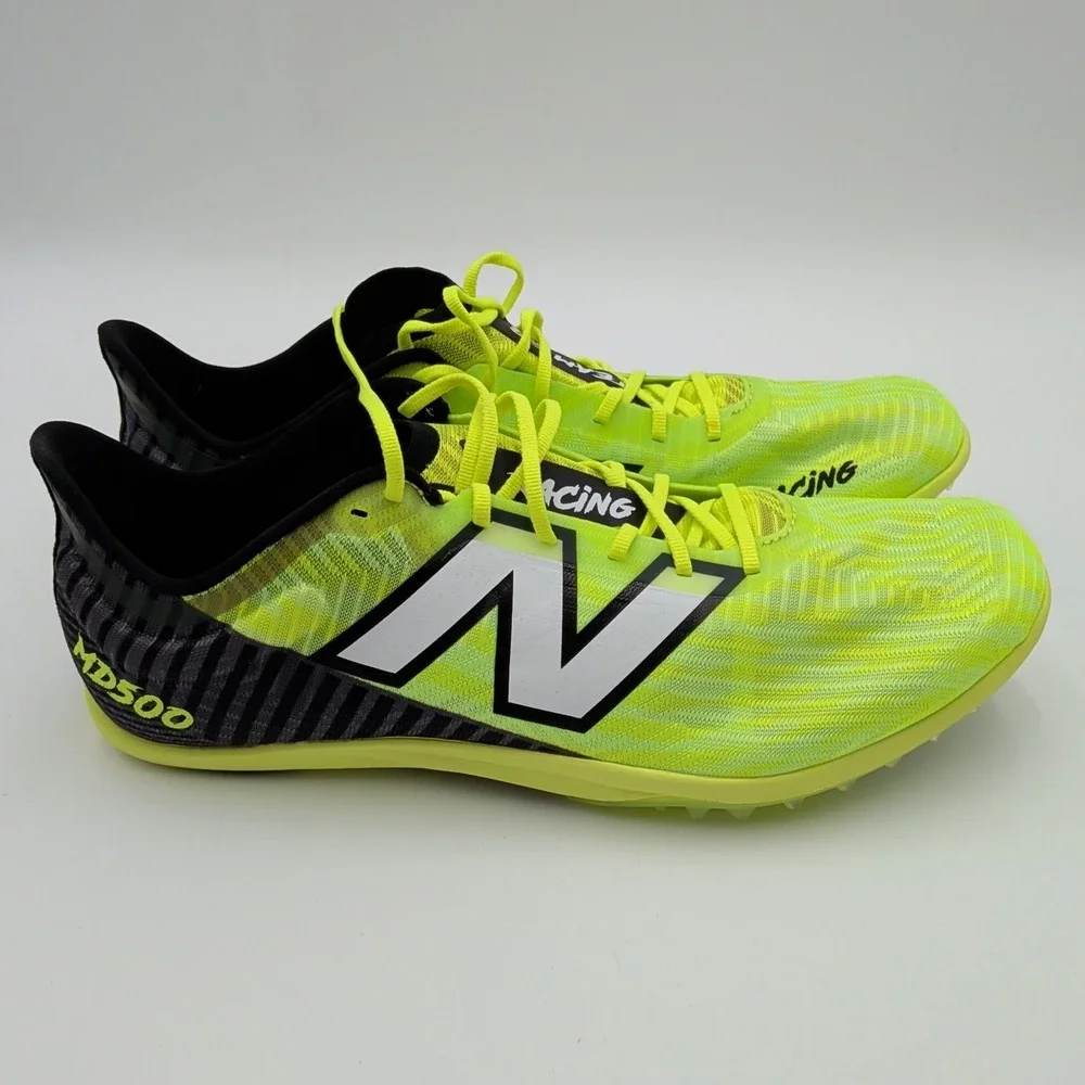 New Balance MD500 v9 Spike‎ Men's Size 11.5 NEW MISSING SPIKES READ Neon Green